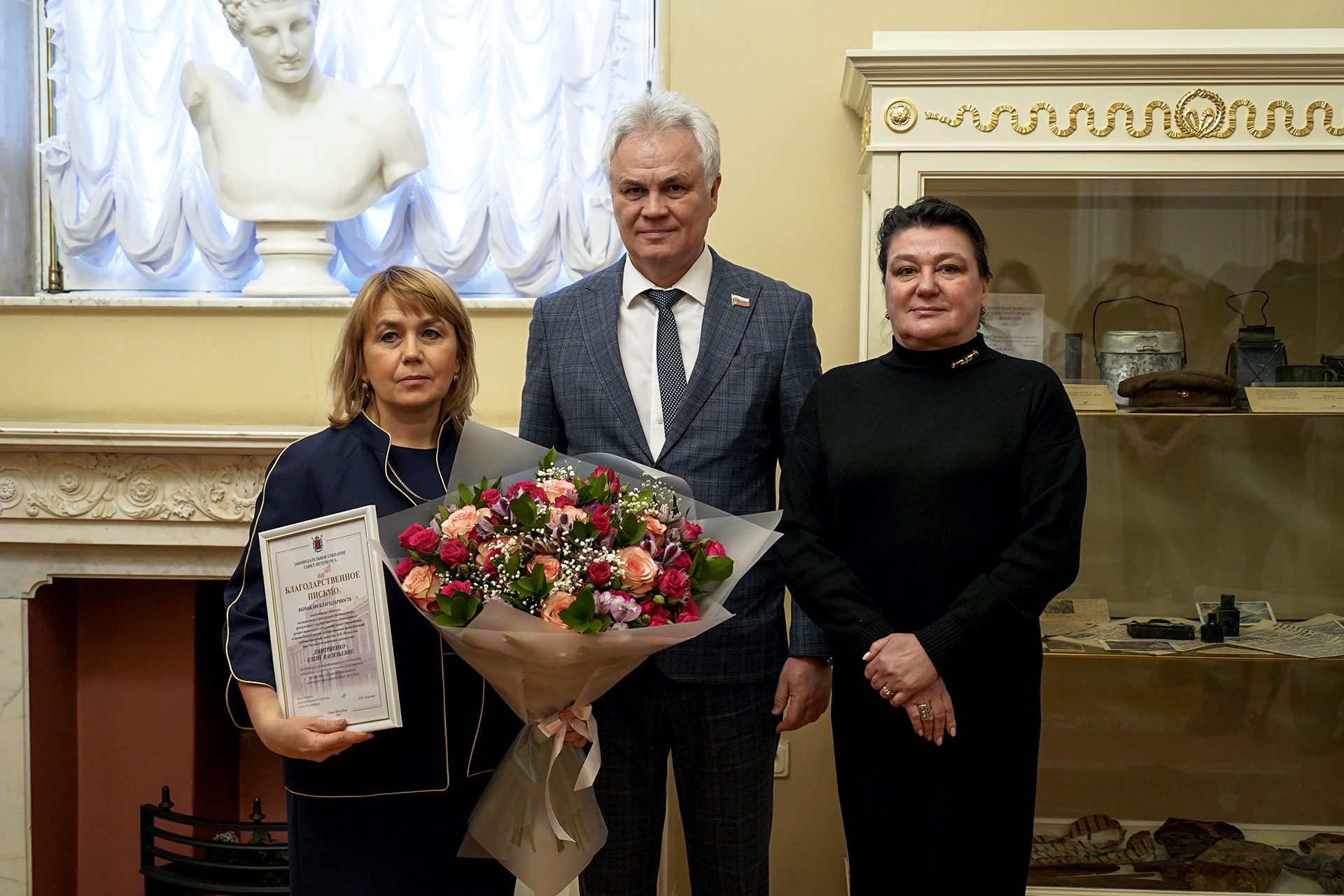 В Мариинском дворце открылась выставка «Память поколений: Нельзя забыть», посвященная 80-летию Великой Победы