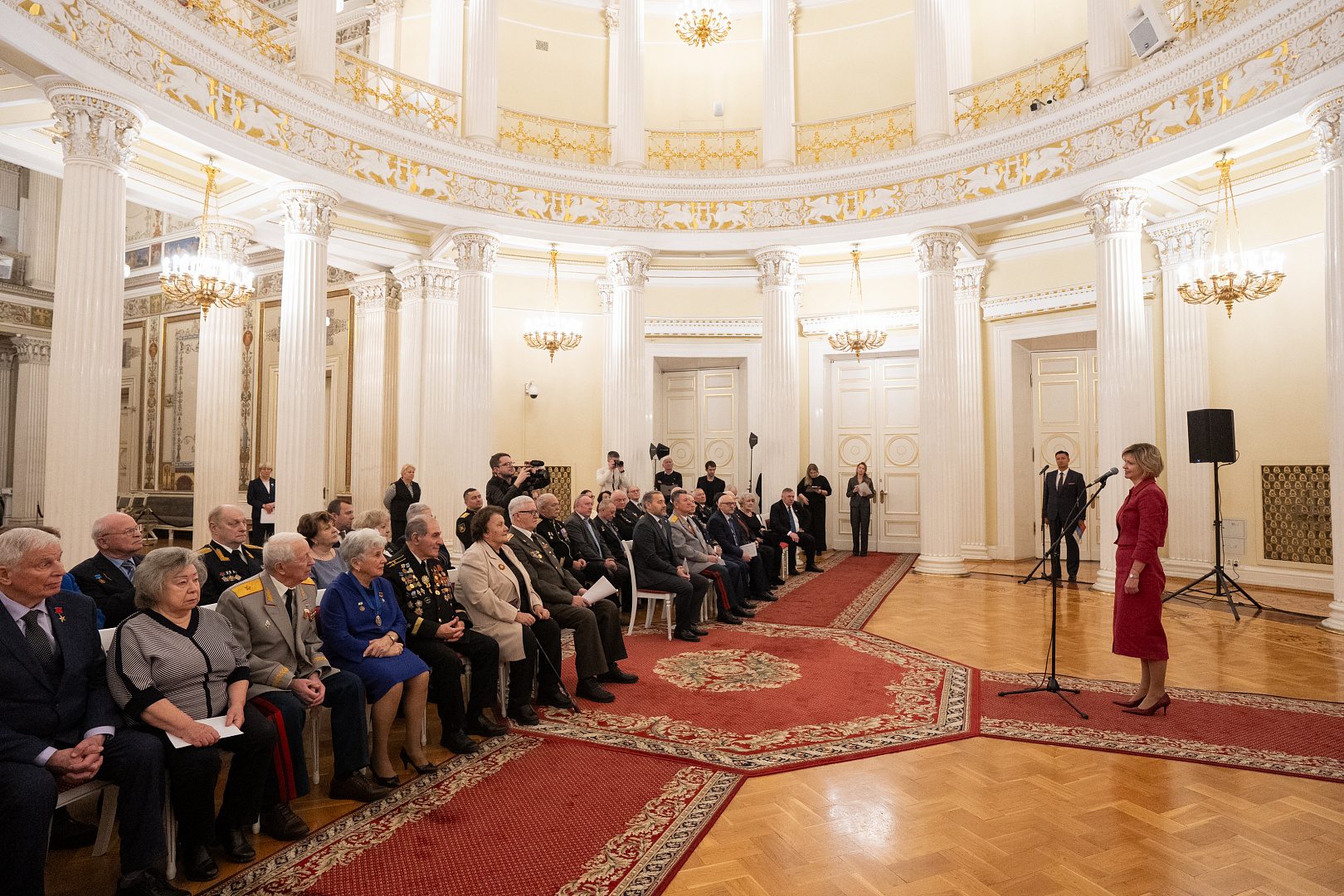 В Мариинском дворце состоялся торжественный приём в честь Дня Героев Отечества