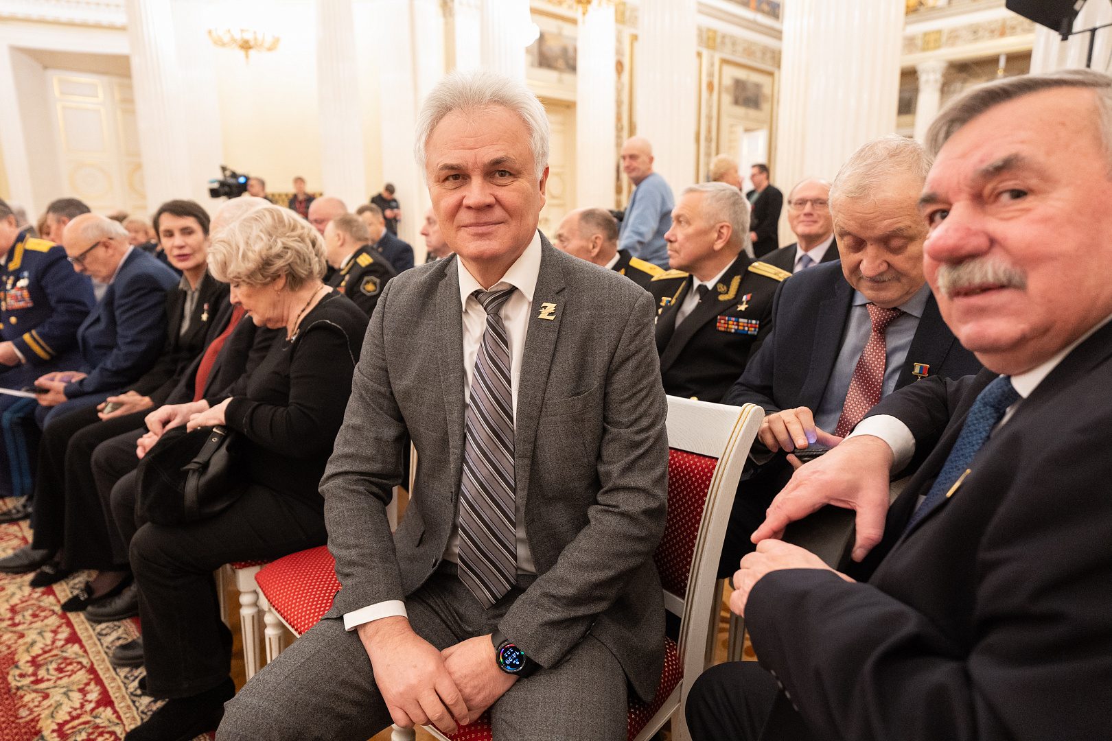 В Мариинском дворце состоялся торжественный приём в честь Дня Героев Отечества