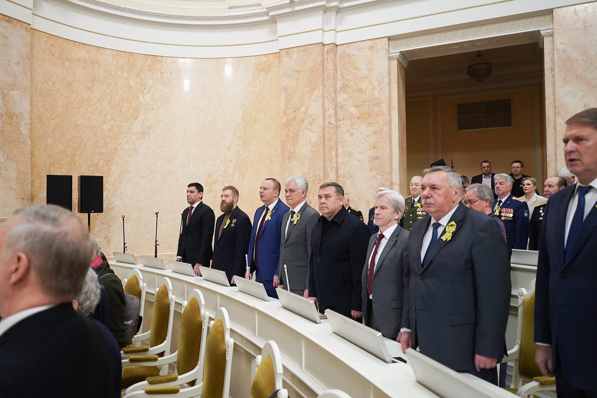 В Мариинском дворце состоялся торжественный прием, посвященный 82-й годовщине полного освобождения Ленинграда от фашистской блокады В Мариинском дворце состоялся торжественный прием, посвященный 82-й годовщине полного освобождения Ленинграда от фашистской блокады