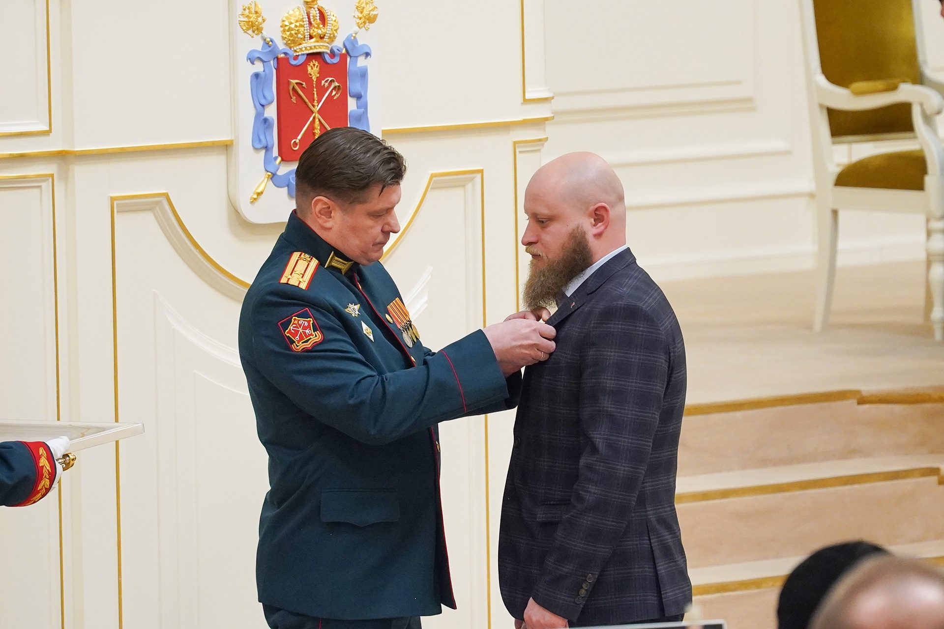 В Мариинском дворце состоялось торжественное чествование защитников Отечества В Мариинском дворце состоялось торжественное чествование защитников Отечества